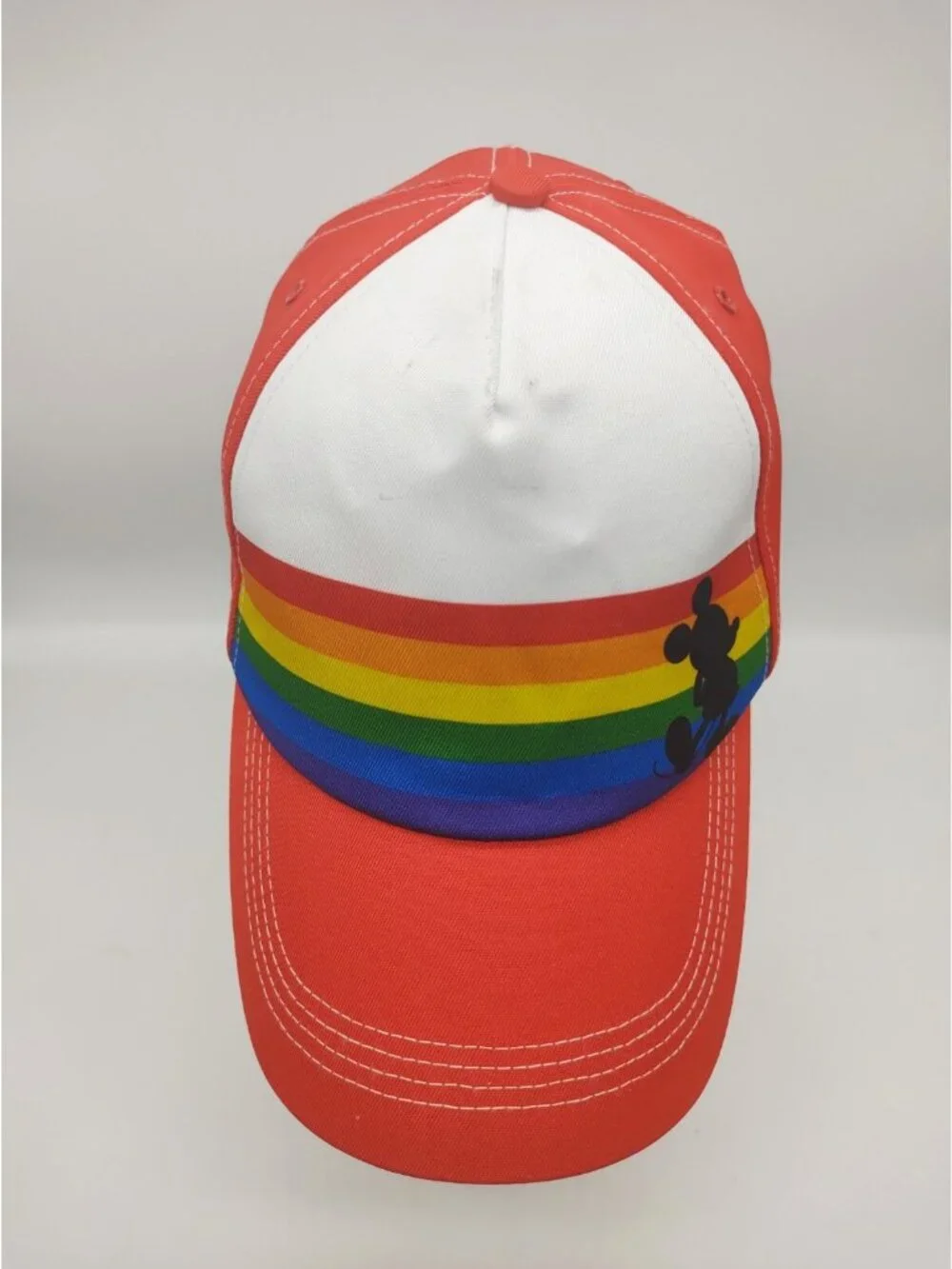 Disney Rainbow Disney Collection Mickey Mouse Baseball Cap Hat for Adults Bonus